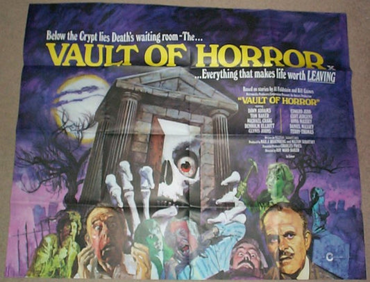 Vault Of Horror Original British Quad Poster - Movie Poster