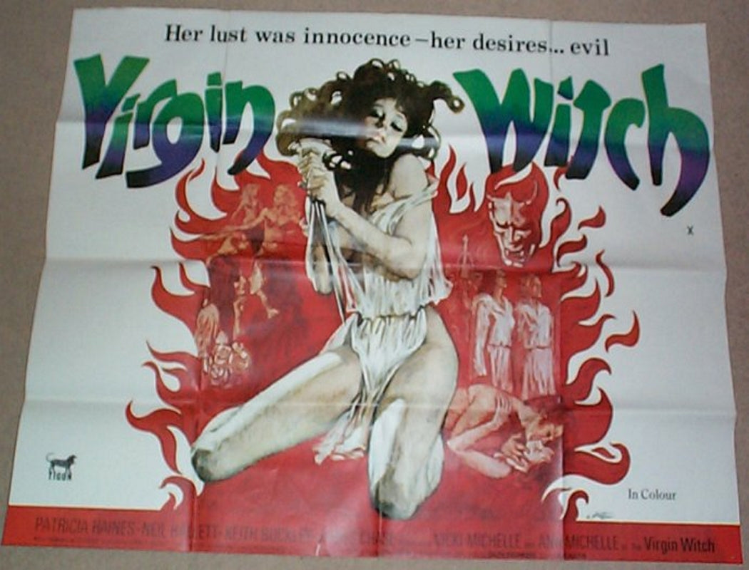 Virgin Witch Original British Quad Poster - Movie Poster