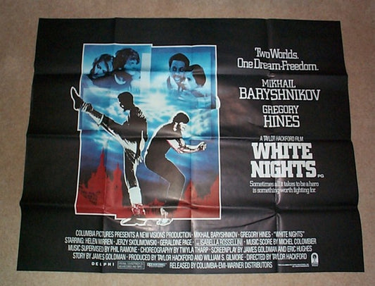 White Nights  (Design 2) Original Quad Movie Poster  