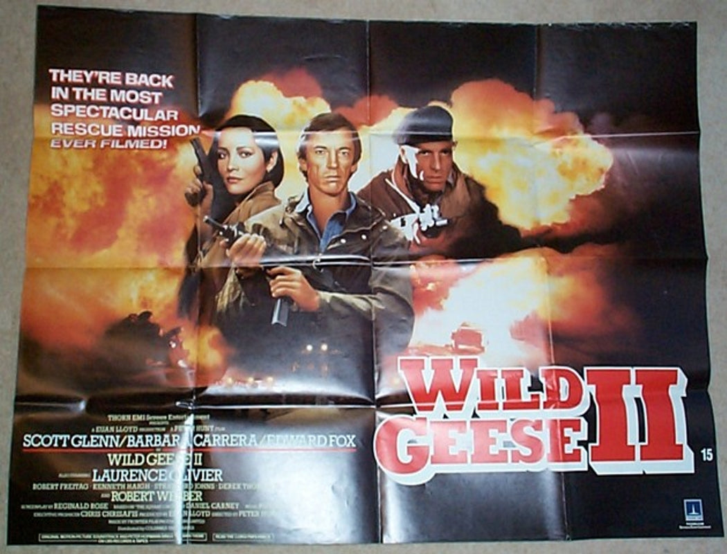 Wild Geese II  Original Quad Movie Poster  