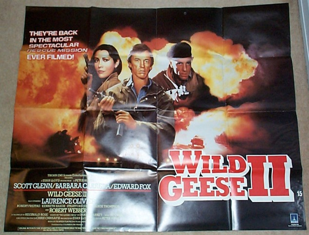 Wild Geese II  Original Quad Movie Poster  