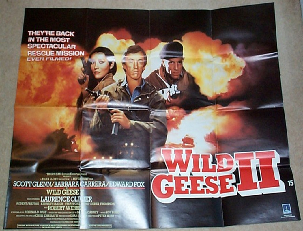 Wild Geese II  Original Quad Movie Poster  