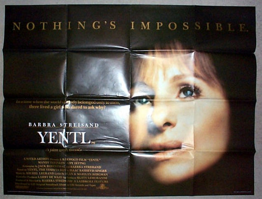 Yentl  Original Quad Movie Poster  