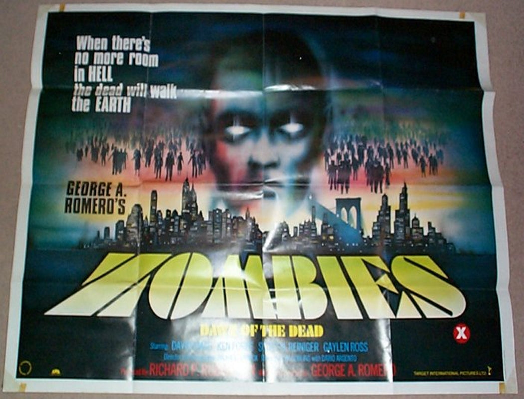 Zombies : Dawn Of The Dead Original British Quad Poster - Movie Poster