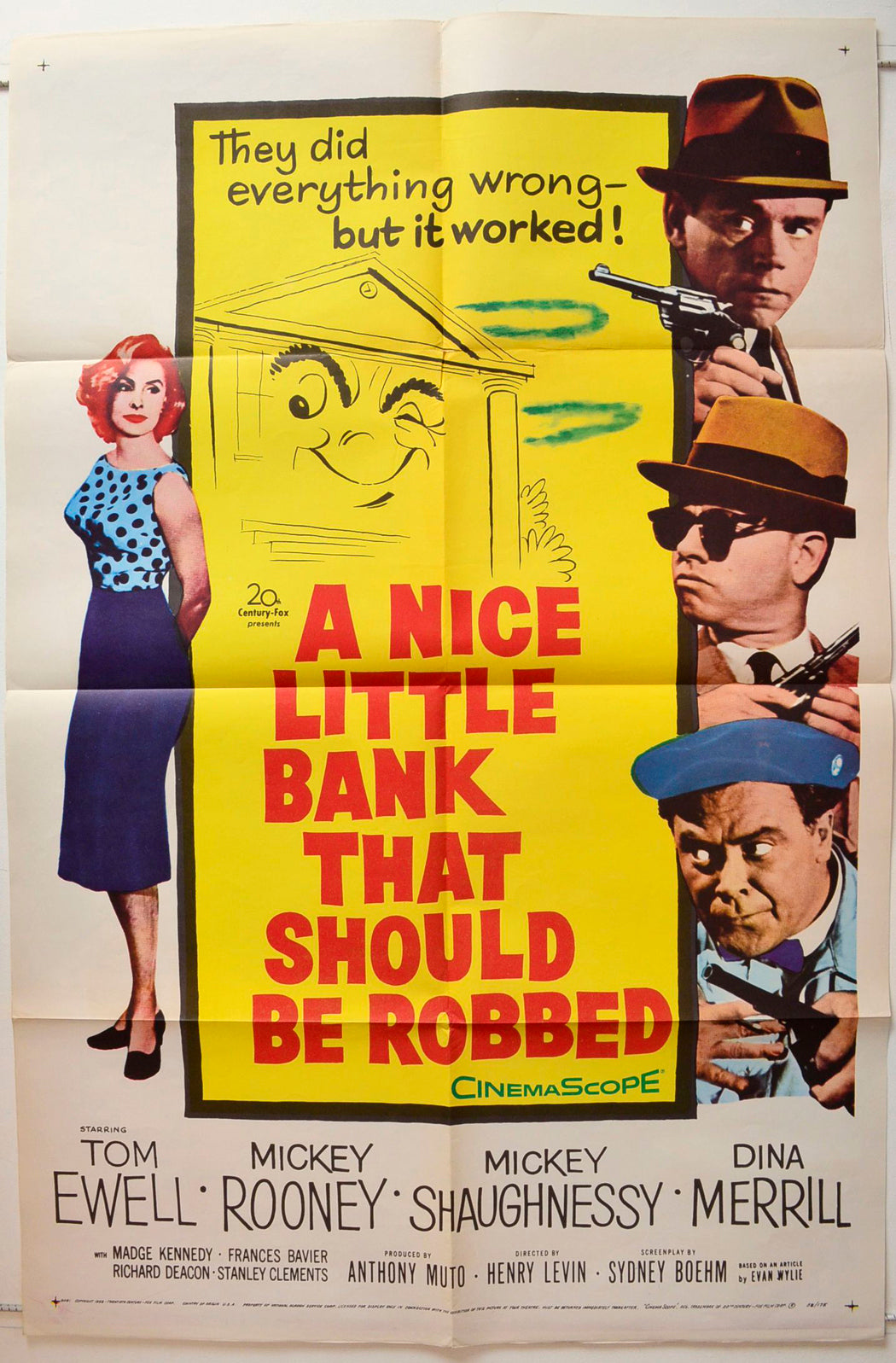 A Nice Little Bank That Should Be Robbed Original One Sheet Poster - Movie Poster