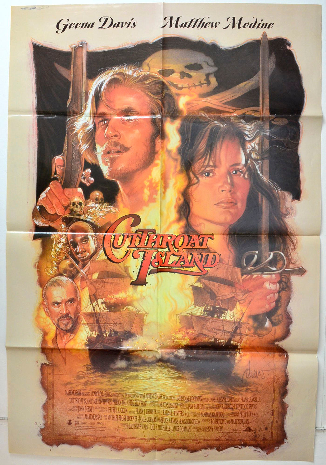 Cutthroat Island Original One Sheet Poster - Movie Poster