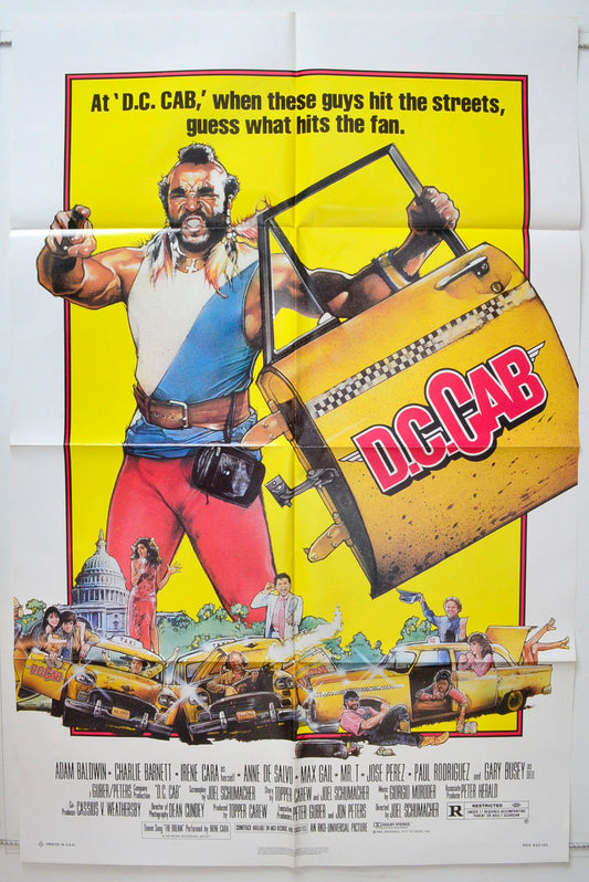 D.C. Cab  (a.k.a. Street Fleet)   Original One Sheet Poster - Movie Poster