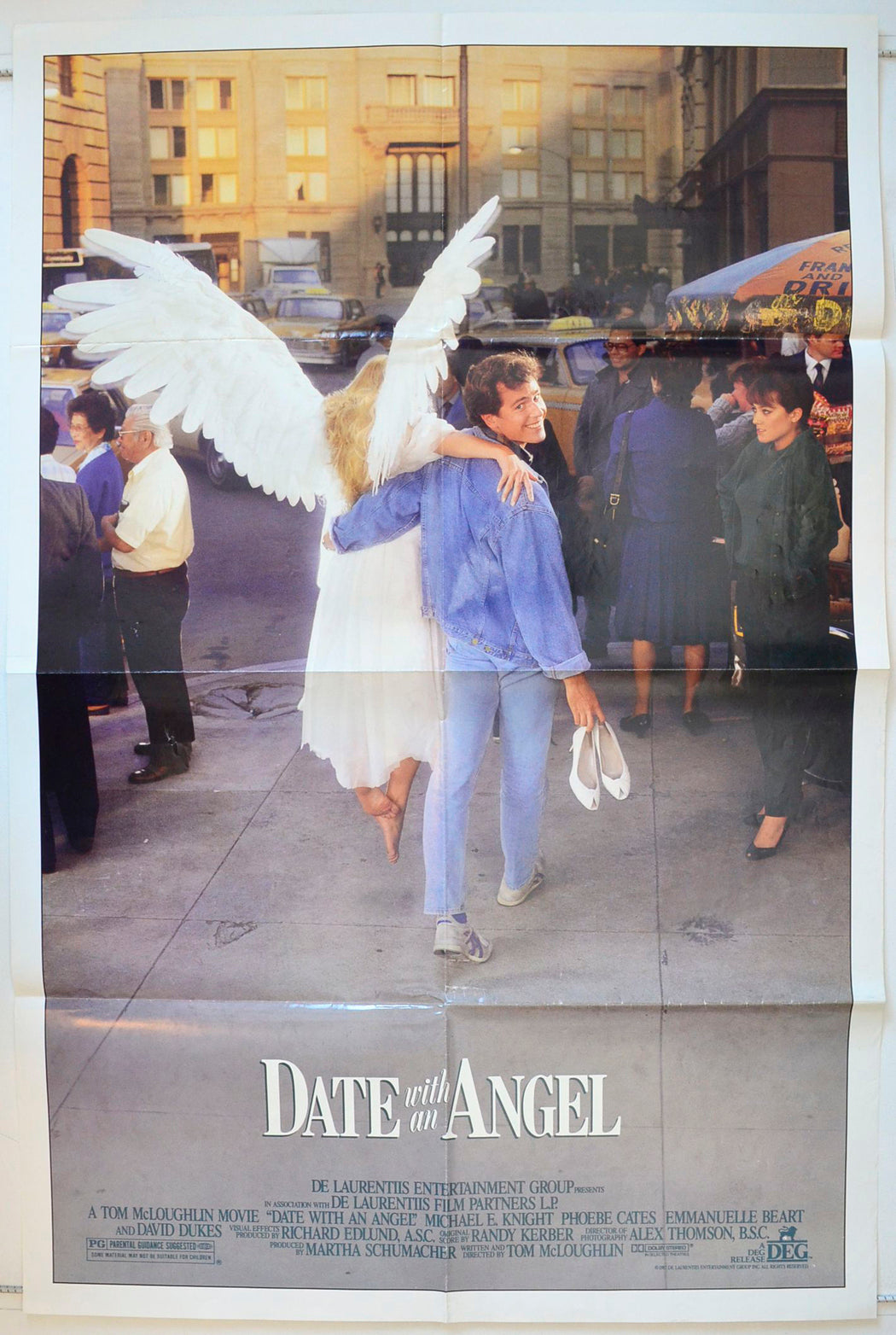 Date With An Angel Original One Sheet Poster - Movie Poster