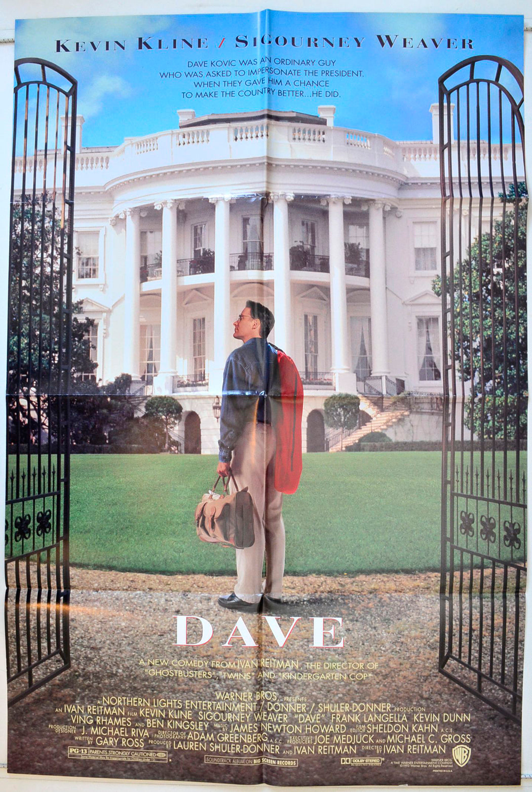 Dave Original One Sheet Poster - Movie Poster