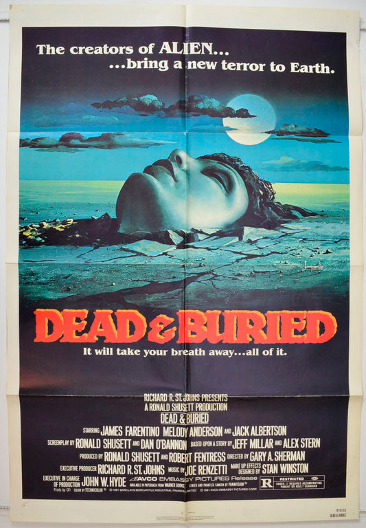 Dead And Buried Original One Sheet Poster - Movie Poster