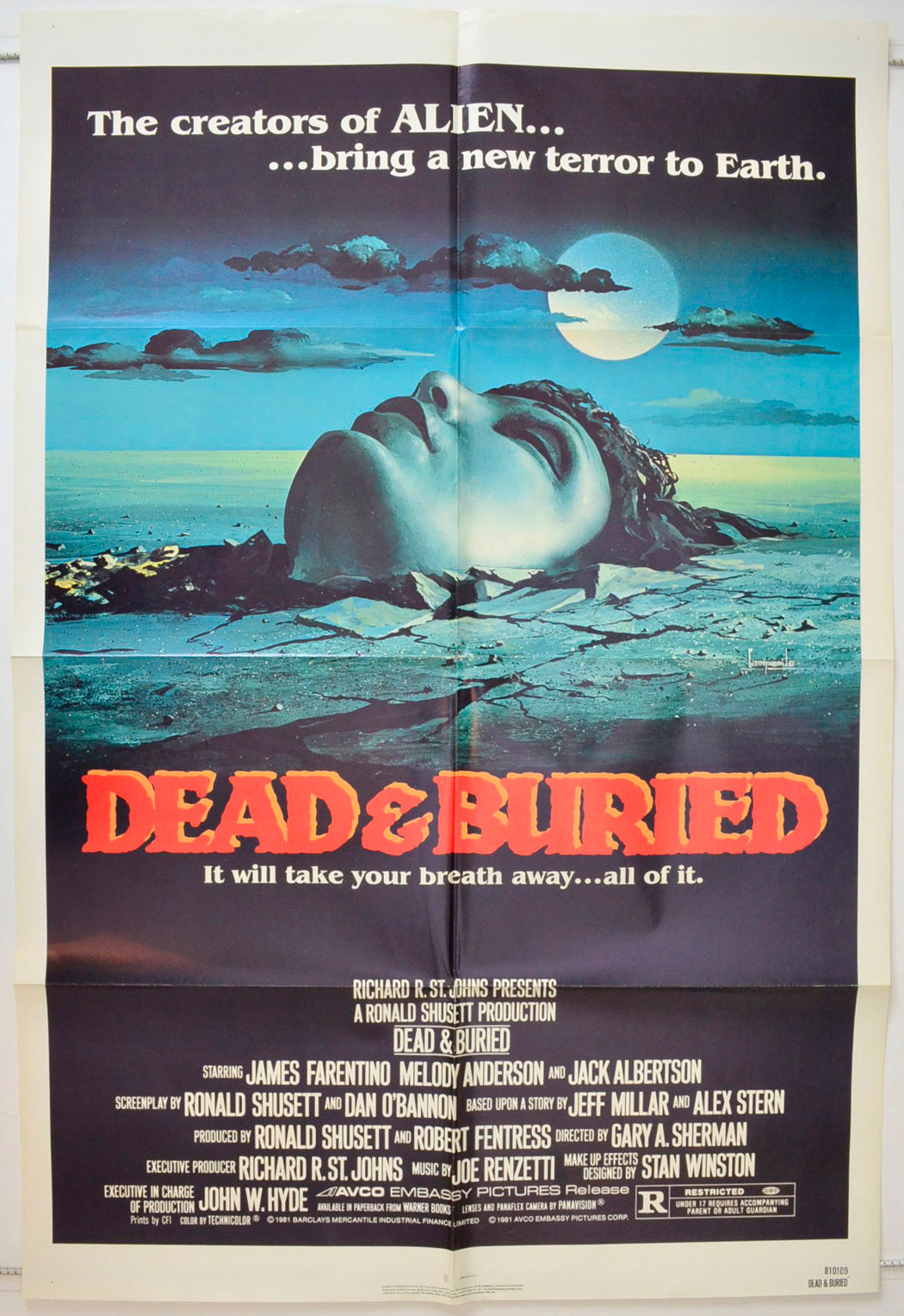 Dead And Buried Original One Sheet Poster - Movie Poster