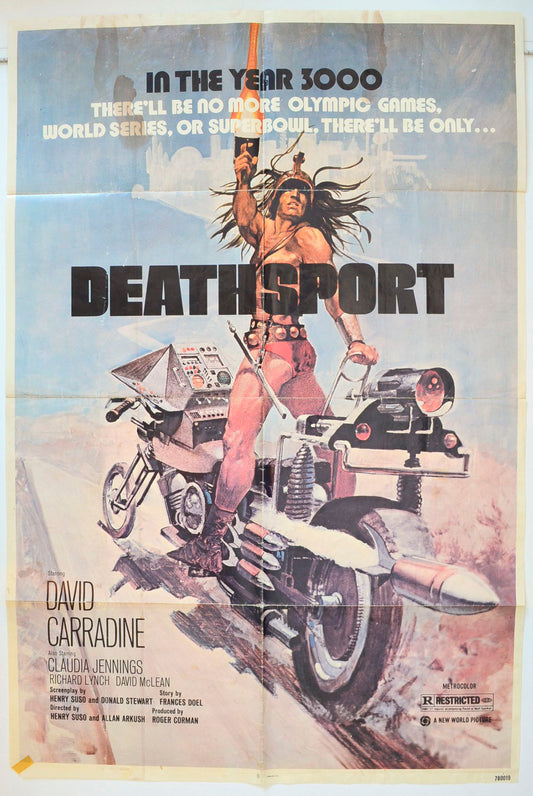 Deathsport  (a.k.a. Death Sport)   Original One Sheet Poster - Movie Poster