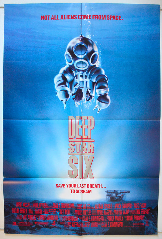 Deep Star Six Original One Sheet Poster - Movie Poster