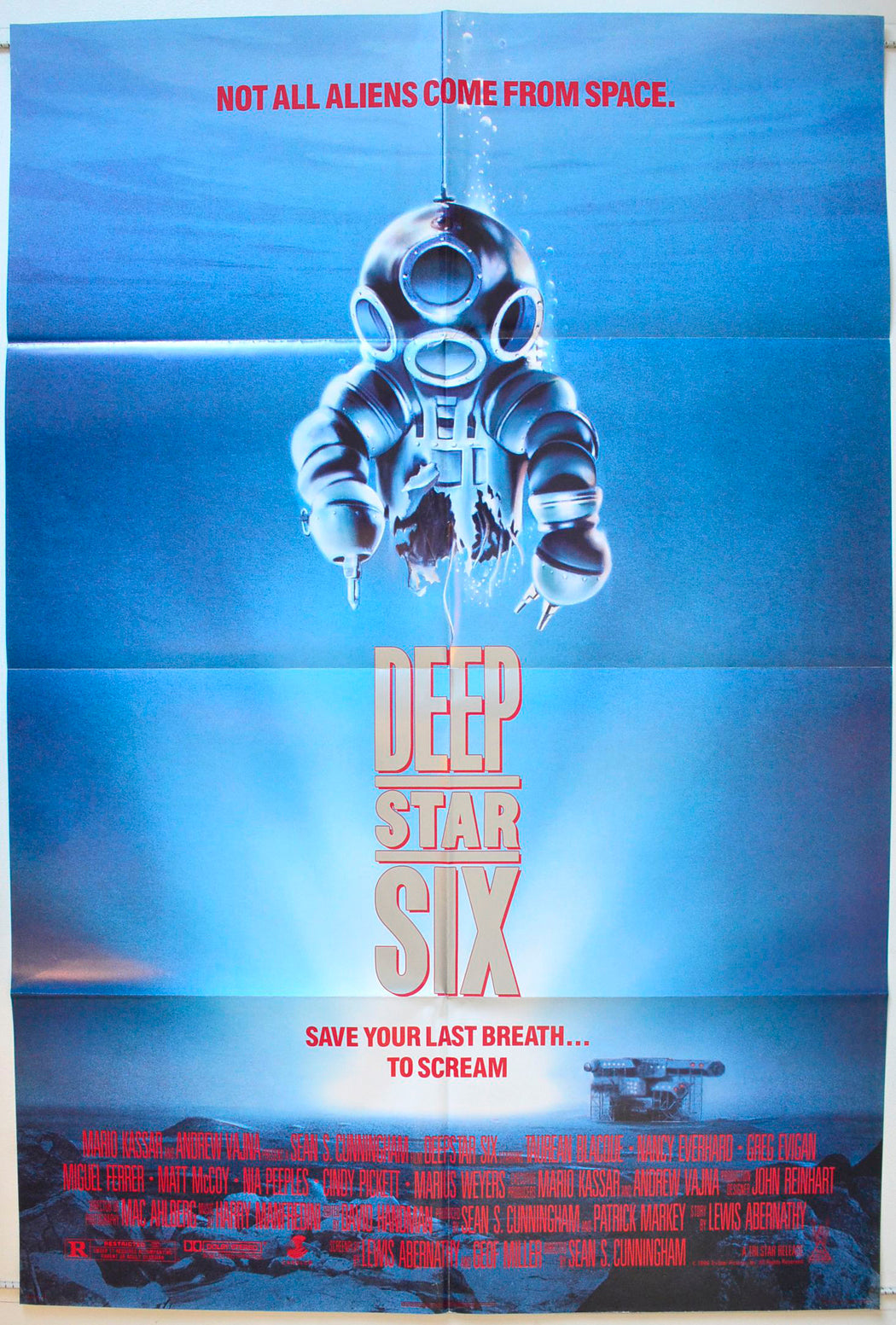 Deep Star Six Original One Sheet Poster - Movie Poster