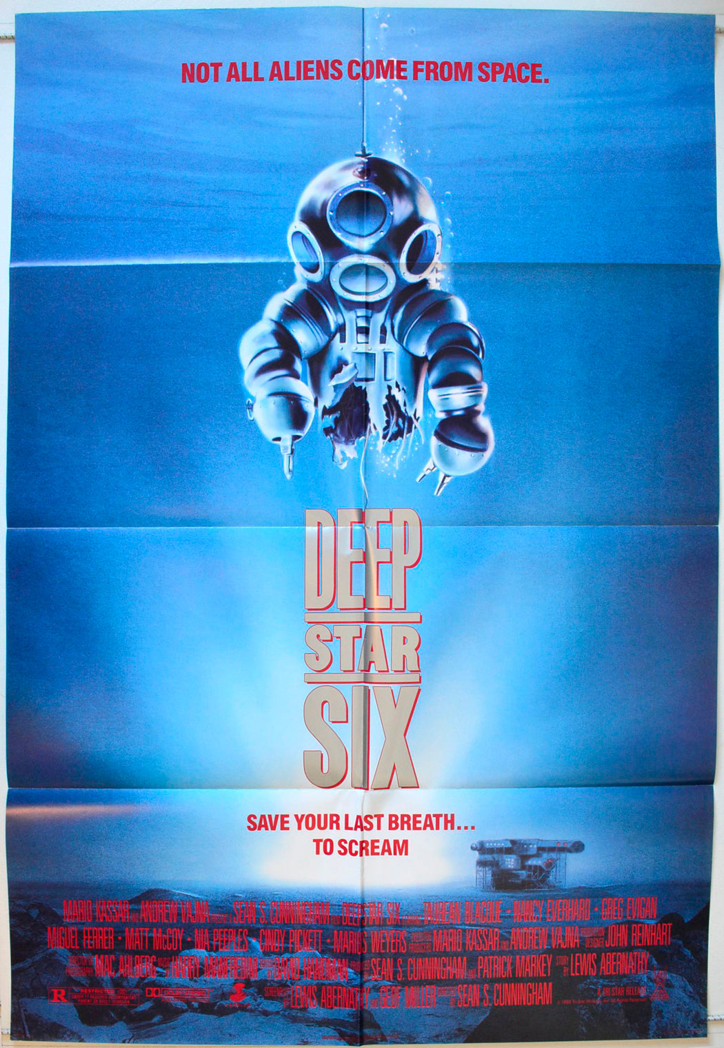 Deep Star Six Original One Sheet Poster - Movie Poster