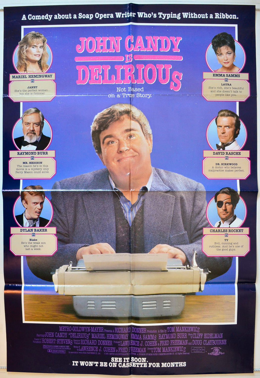 Delirious Original One Sheet Poster - Movie Poster