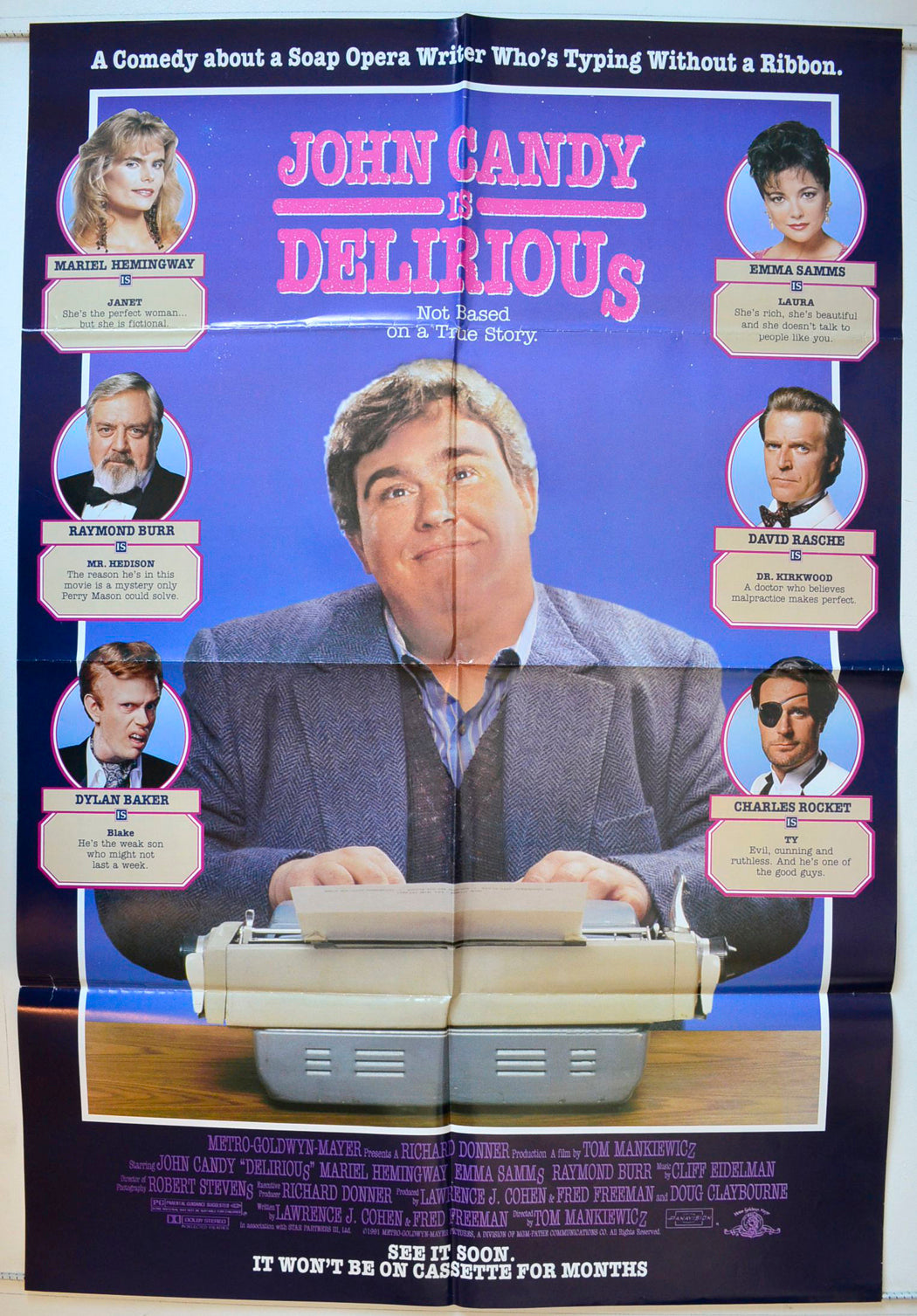 Delirious Original One Sheet Poster - Movie Poster