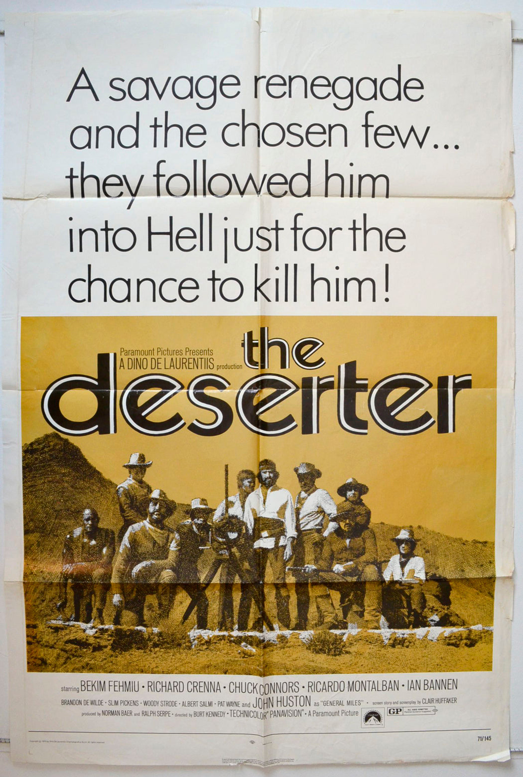 The Deserter Original One Sheet Poster - Movie Poster