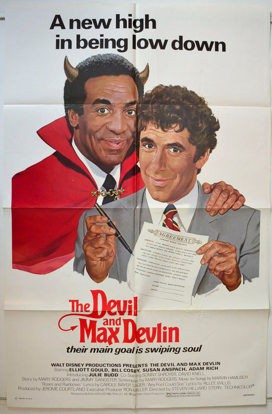 The Devil And Max Devlin Original One Sheet Poster - Movie Poster