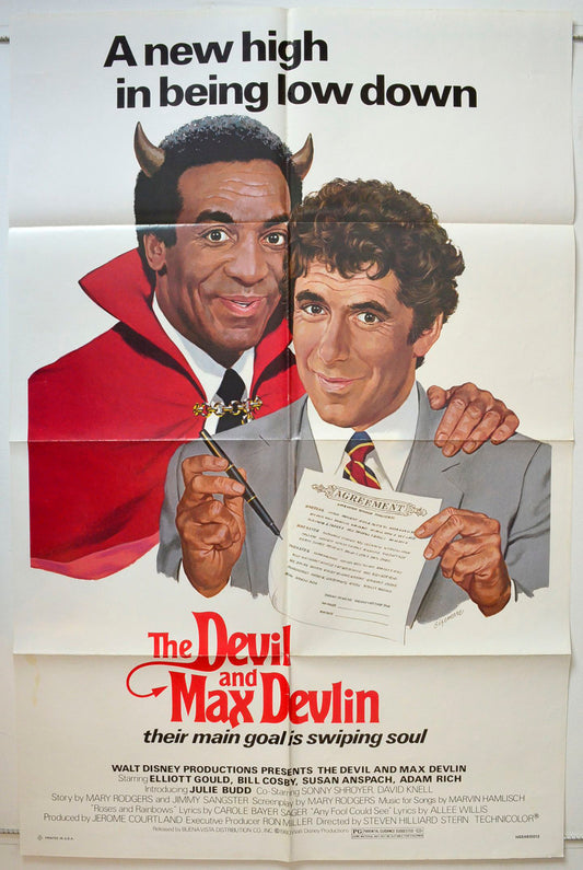 The Devil And Max Devlin Original One Sheet Poster - Movie Poster