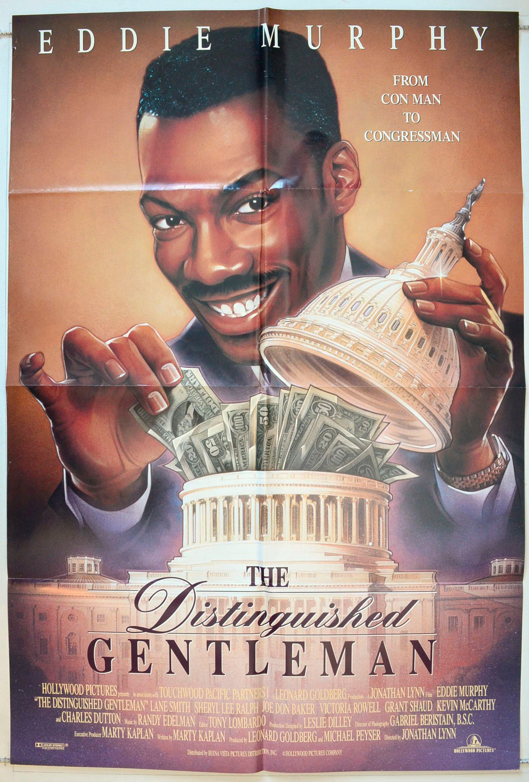 The Distinguished Gentleman Original One Sheet Poster - Movie Poster