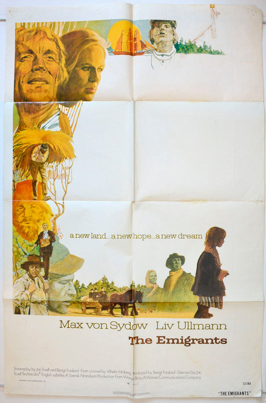 The Emigrants Original One Sheet Poster - Movie Poster