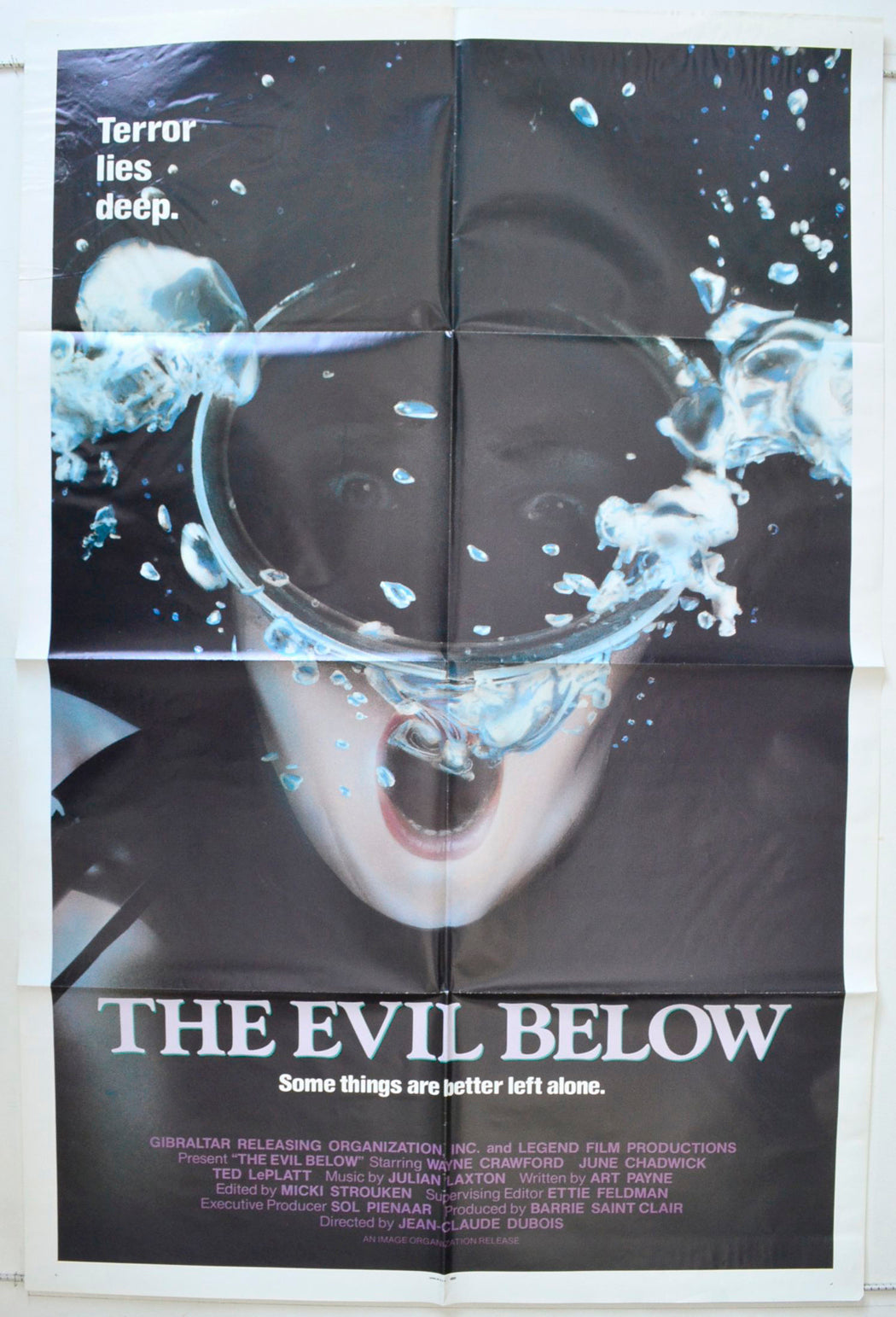 The Evil Below Original One Sheet Poster - Movie Poster