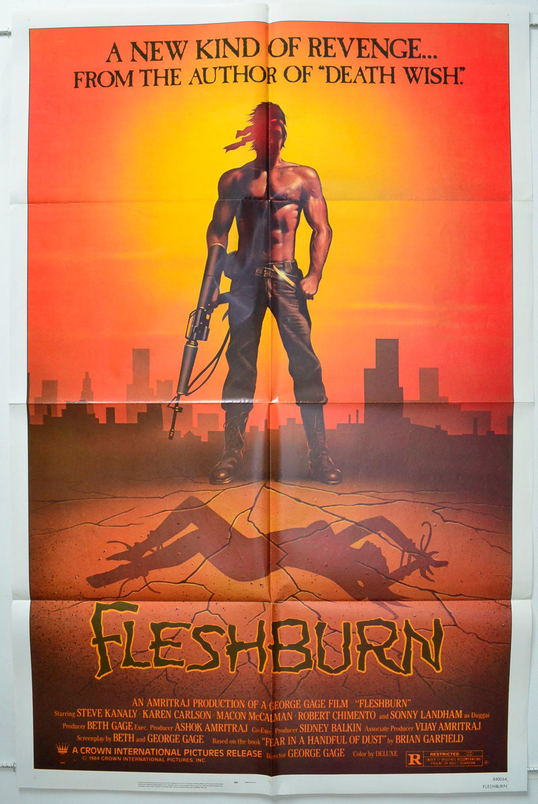 Fleshburn Original One Sheet Poster - Movie Poster