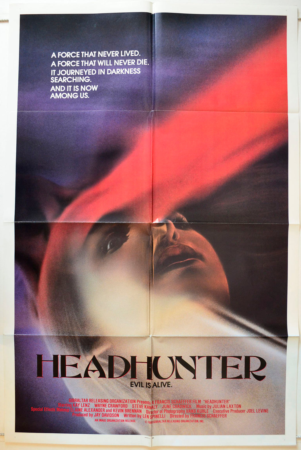 Headhunter Original One Sheet Poster - Movie Poster