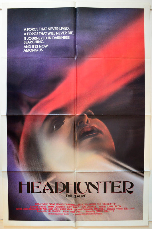 Headhunter Original One Sheet Poster - Movie Poster