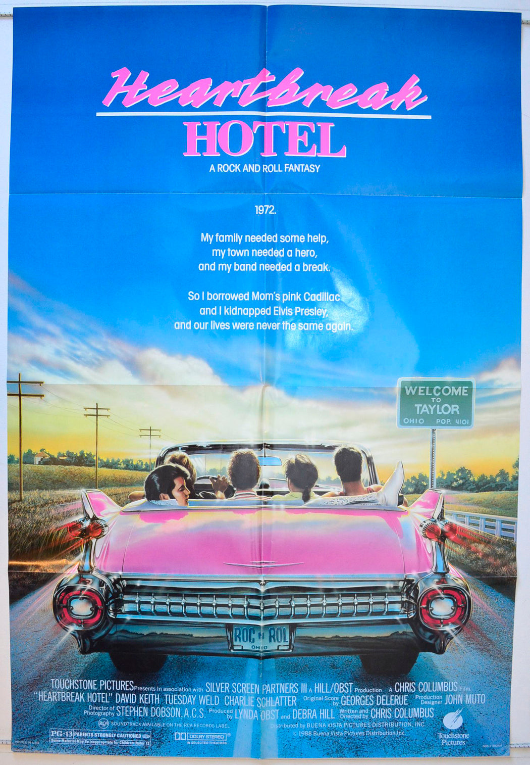 Heartbreak Hotel Original One Sheet Poster - Movie Poster