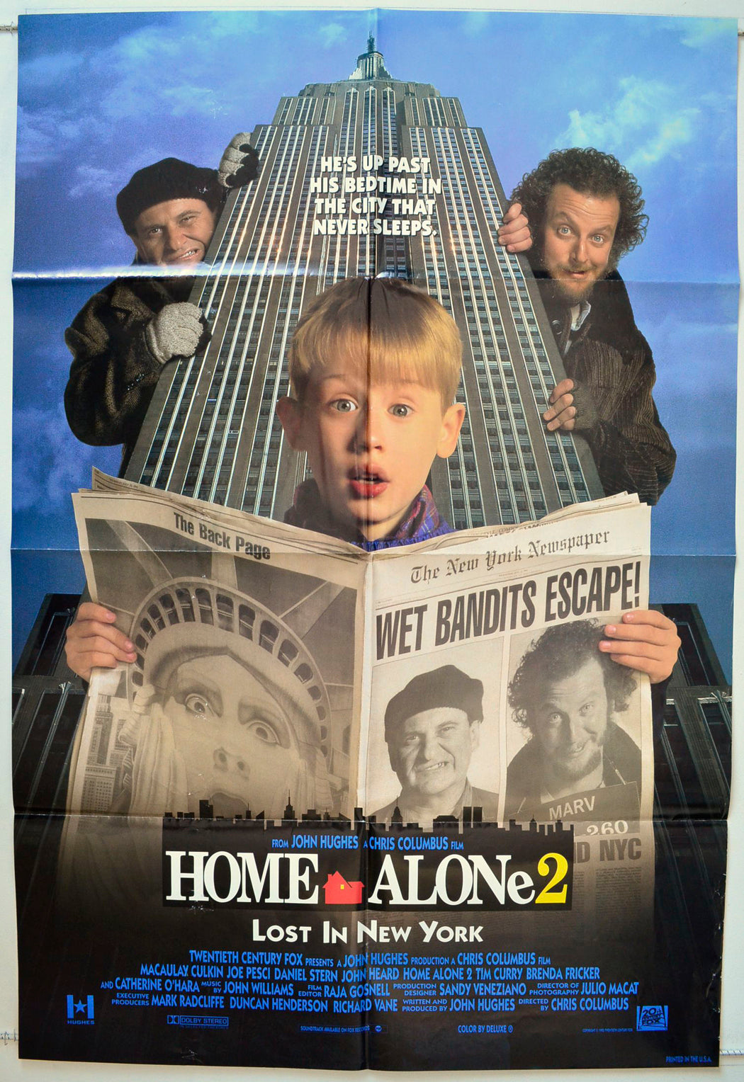 Home Alone 2 : Lost In New York Original One Sheet Poster - Movie Poster