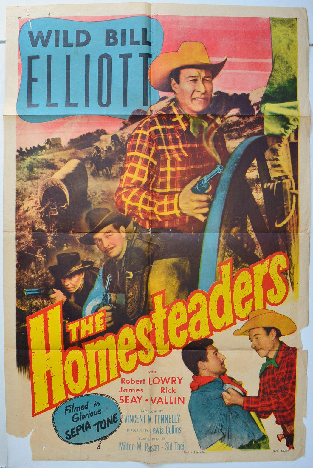 The Homesteaders Original One Sheet Poster - Movie Poster