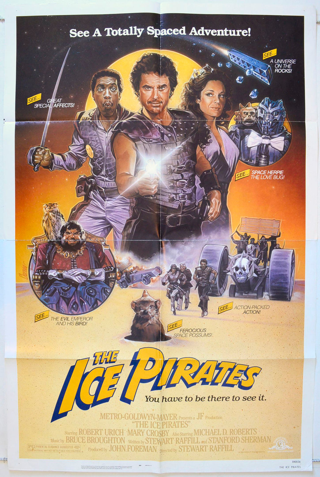 The Ice Pirates Original One Sheet Poster - Movie Poster