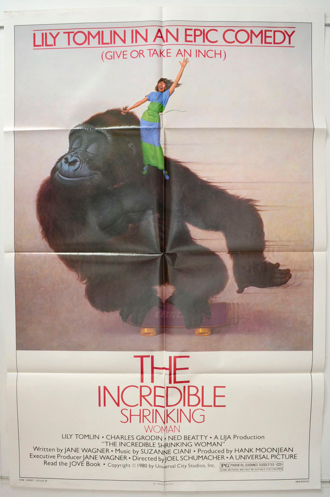 The Incredible Shrinking Woman Original One Sheet Poster - Movie Poster