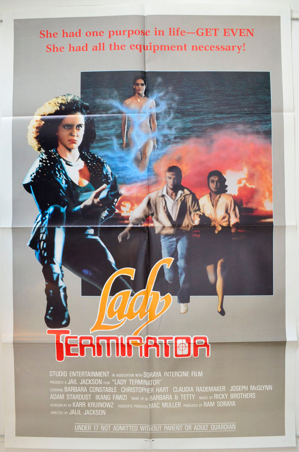 Lady Terminator Original One Sheet Poster - Movie Poster