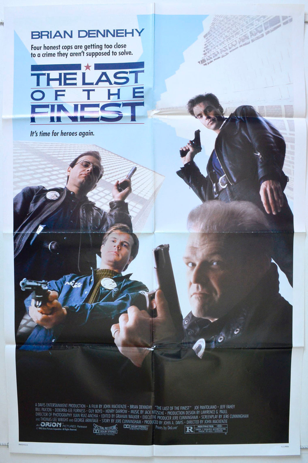 The Last Of The Finest  (a.k.a. Blue Heat)   Original One Sheet Poster - Movie Poster