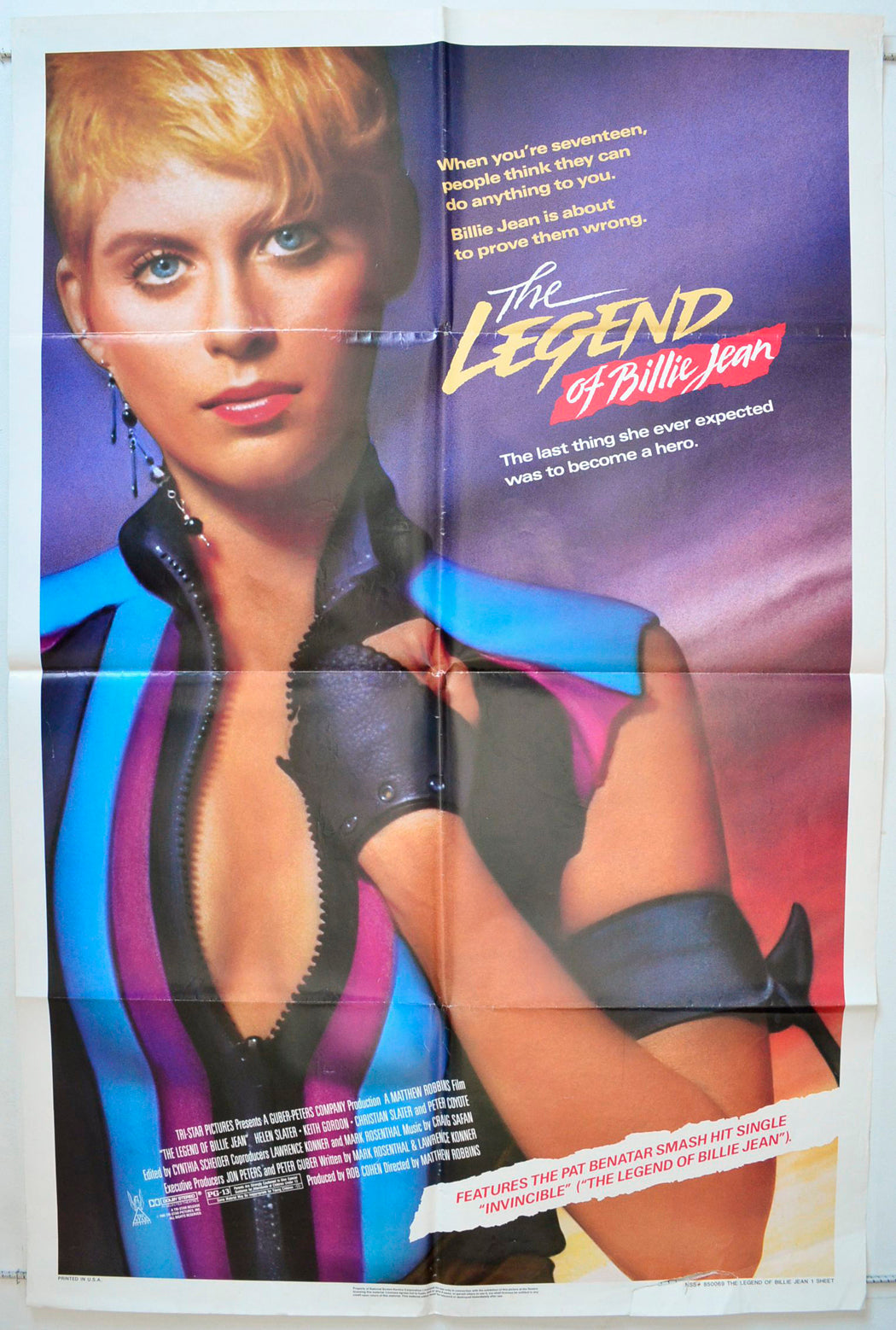 The Legend Of Billie Jean Original One Sheet Poster Movie Poster The Legend Of Billie Jean Original One Sheet Poster Movie Poster