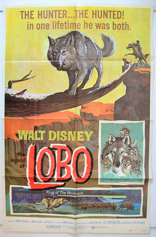 The Legend Of Lobo Original One Sheet Poster - Movie Poster