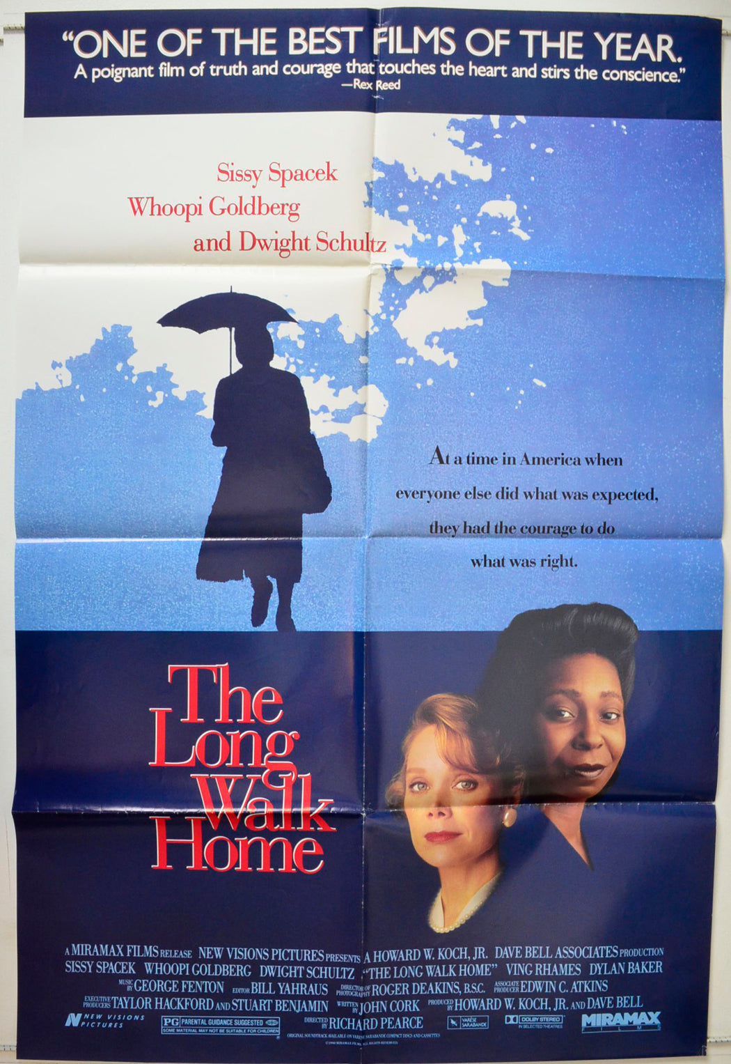 The Long Walk Home Original One Sheet Poster - Movie Poster