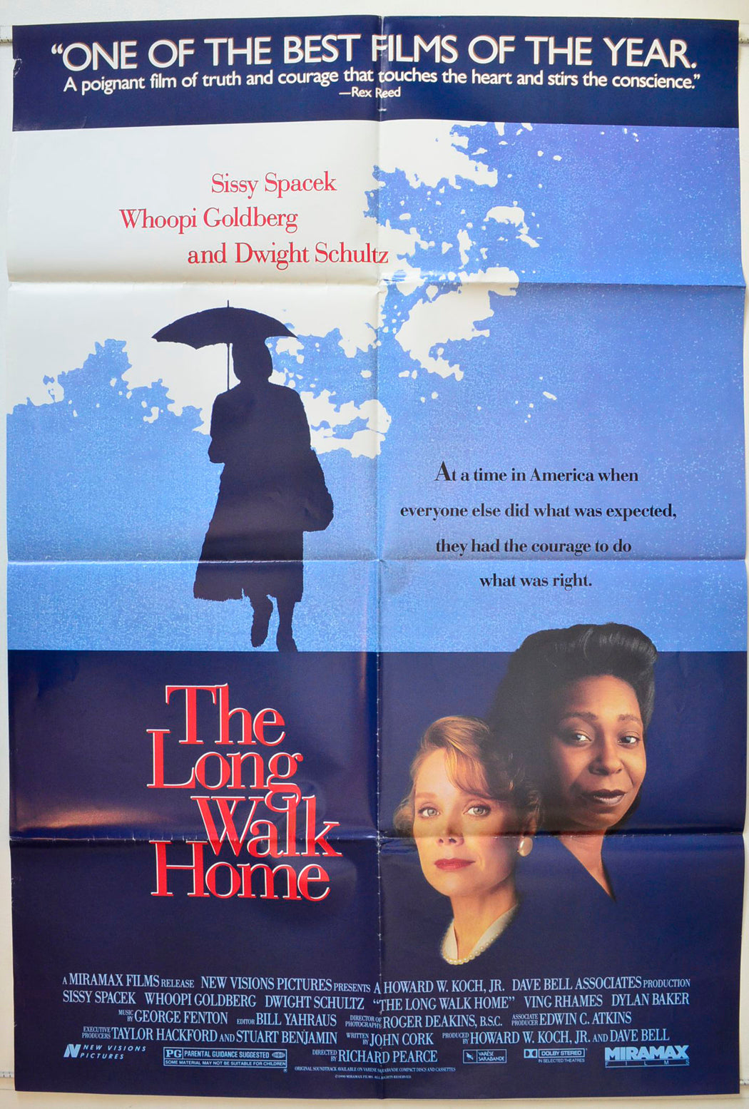 The Long Walk Home Original One Sheet Poster - Movie Poster