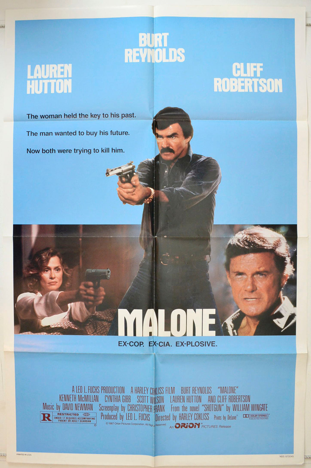 Malone Original One Sheet Poster - Movie Poster