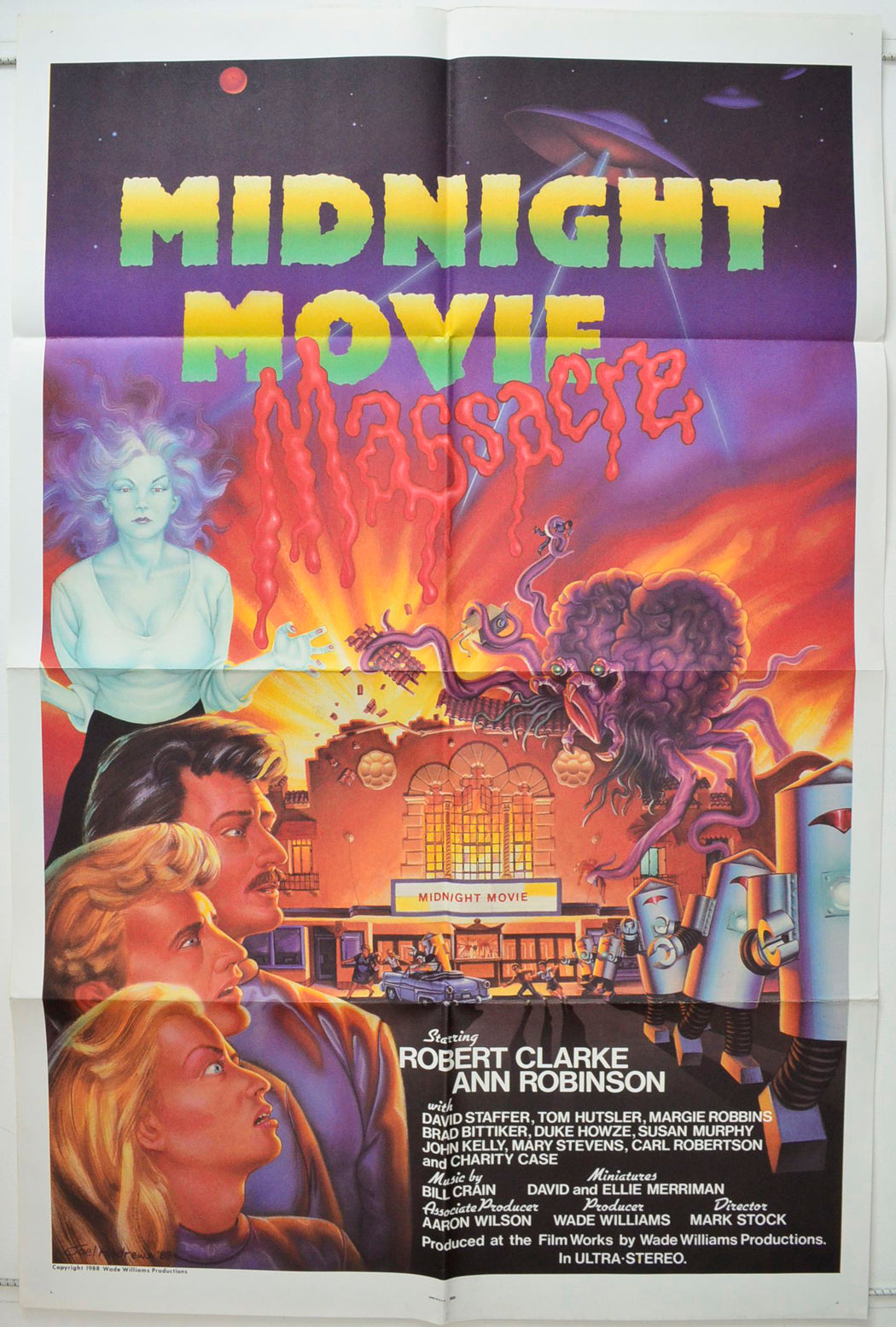 Midnight Movie Massacre Original One Sheet Poster - Movie Poster