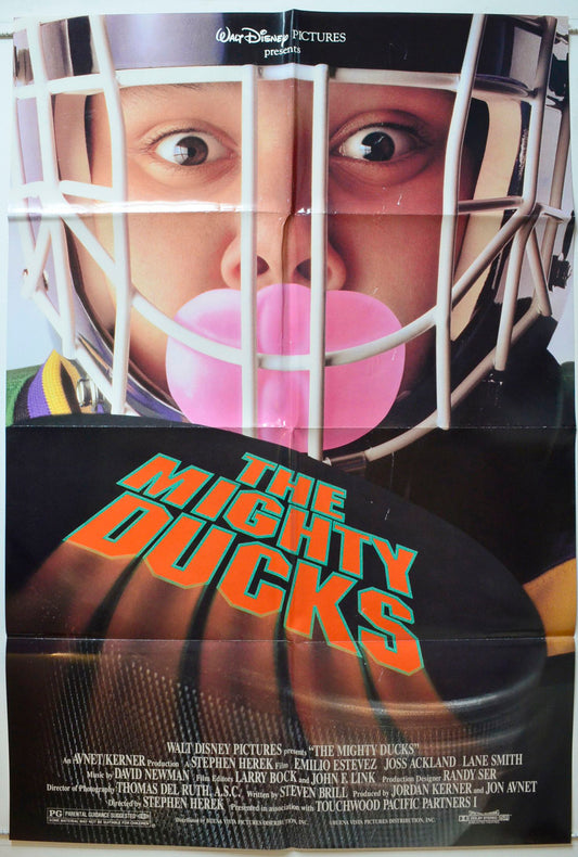 The Mighty Ducks  (a.k.a. Champions)   Original One Sheet Poster - Movie Poster