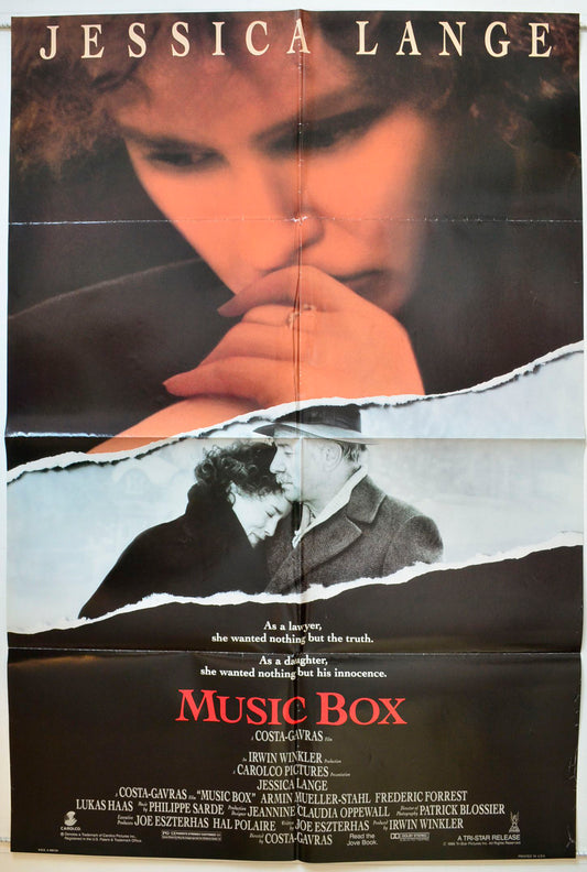 Music Box Original One Sheet Poster - Movie Poster