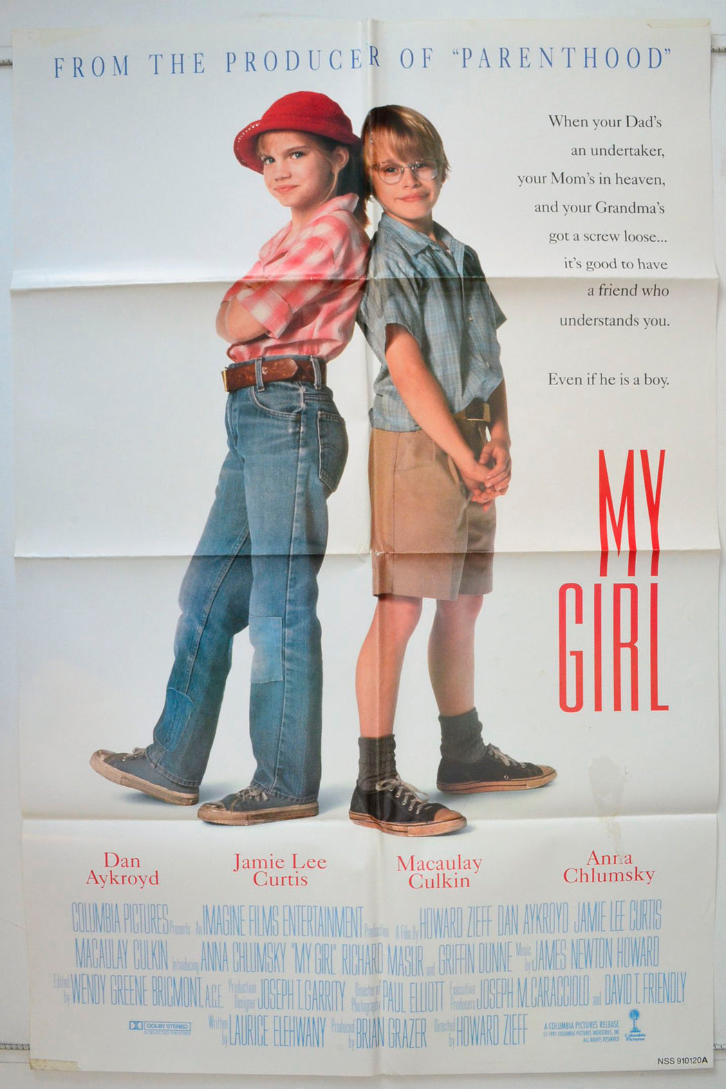 My Girl Original One Sheet Poster - Movie Poster