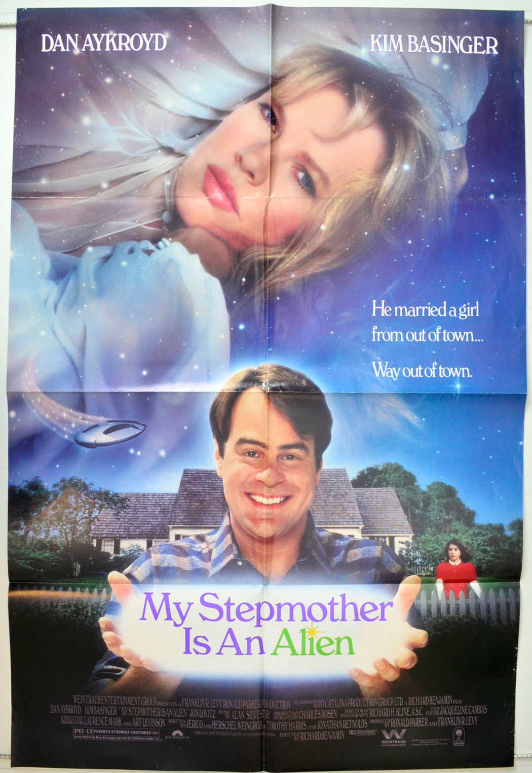 My Stepmother Is An Alien Original One Sheet Poster - Movie Poster