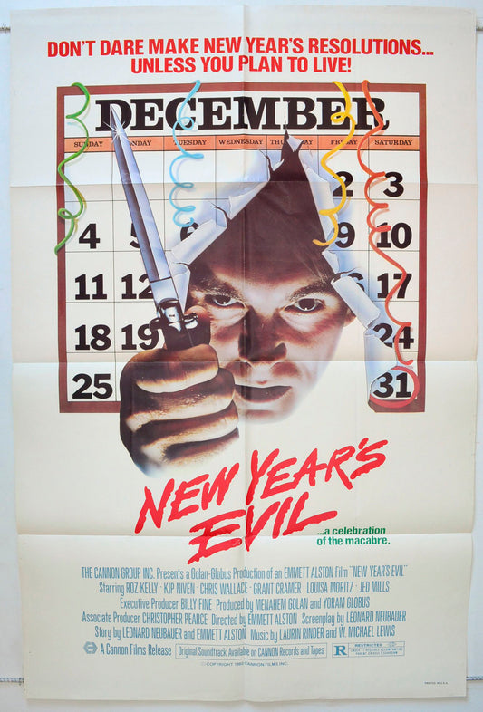 New Year's Evil Original One Sheet Poster - Movie Poster