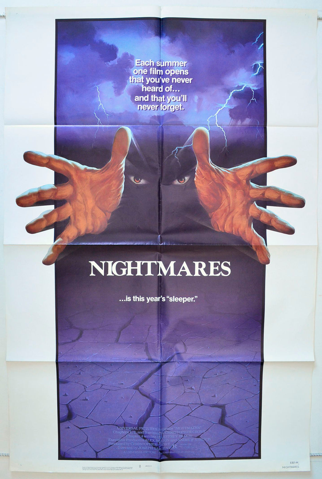 Nightmares Original One Sheet Poster - Movie Poster