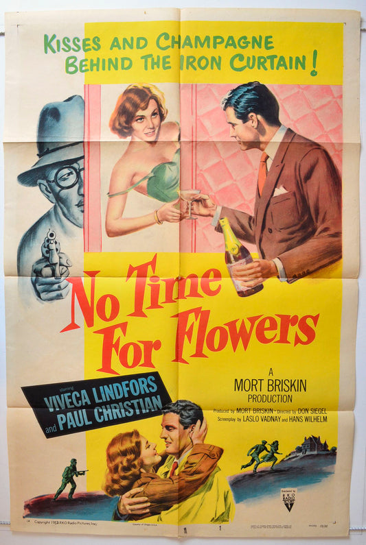 No Time For Flowers Original One Sheet Poster - Movie Poster